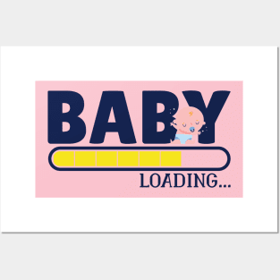 Baby loading Posters and Art